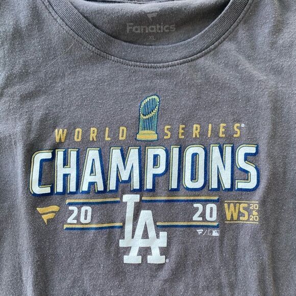 LA Dodgers 2020 World Series T-shirt XL Girls - Picture 5 of 12